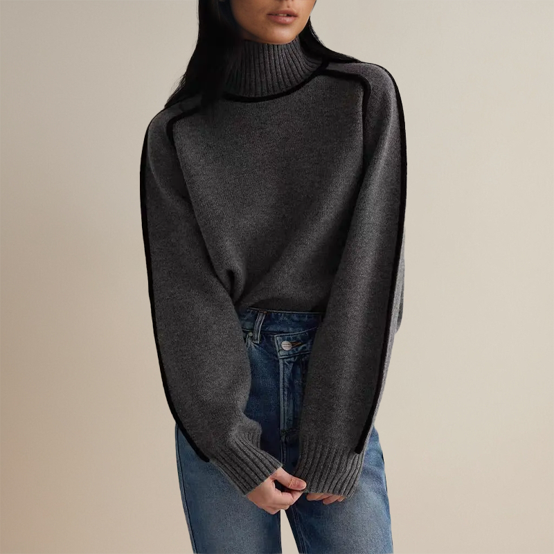 Selina® | Damernes Rullekravepullover