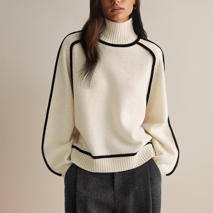 Selina® | Damernes Rullekravepullover