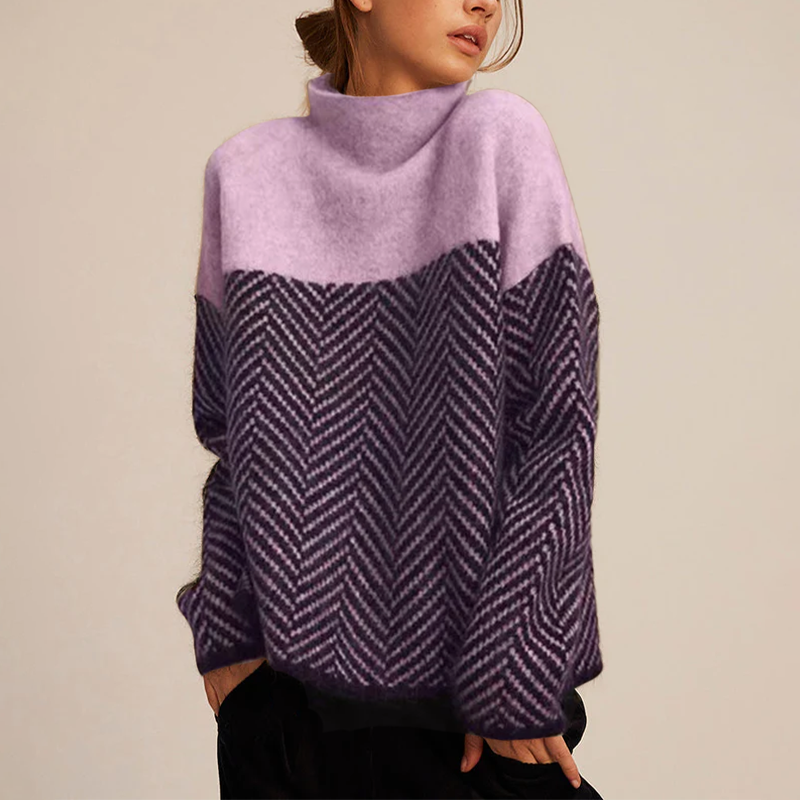 Amara® | Premium Rullekravepullover i fin strik