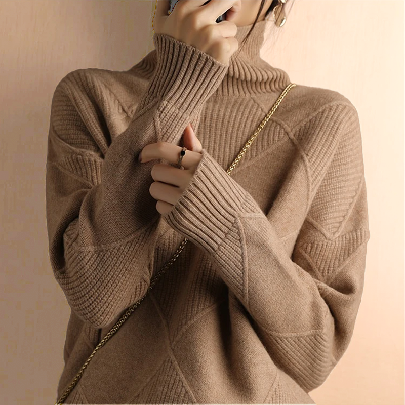 Friederike® | Grovstrik Rullekravepullover