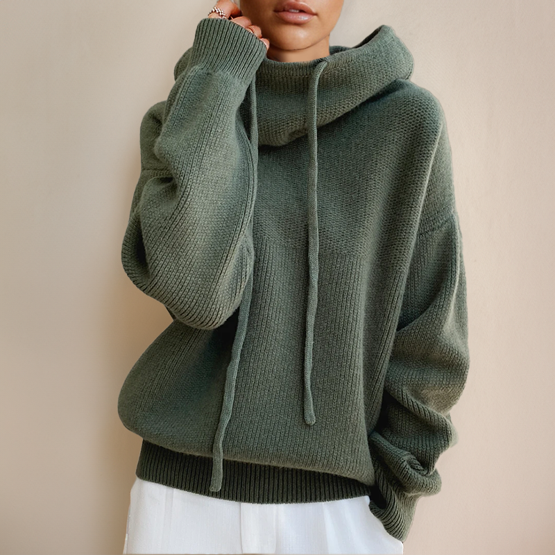 Elvira® | Rullekrave sweater i merinould