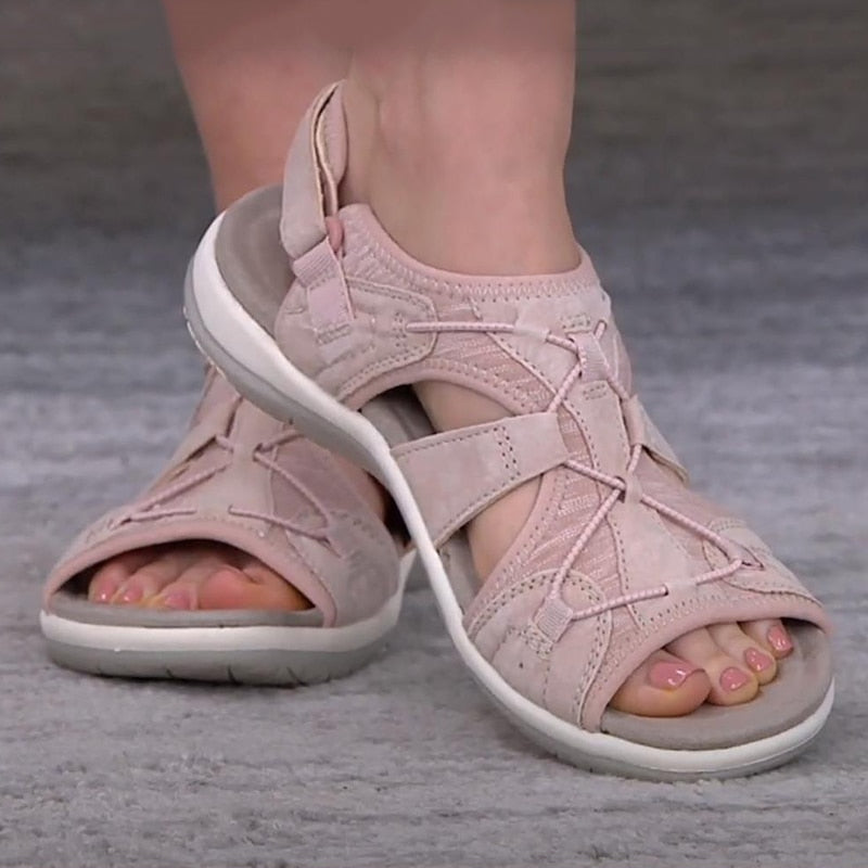 Alma® |  Modiske, justerbare sommersandaler med svangstøtte