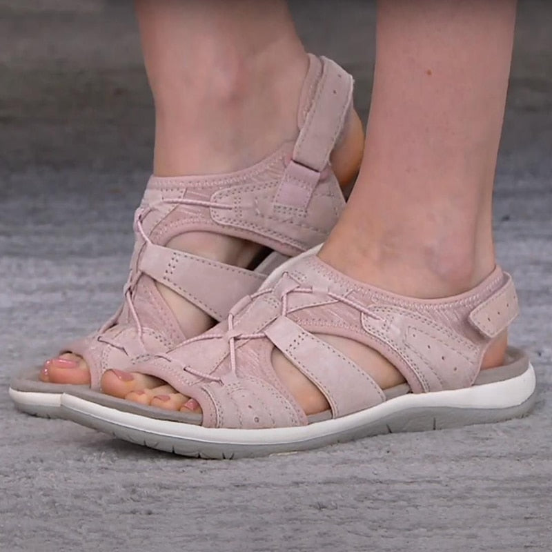 Alma® |  Modiske, justerbare sommersandaler med svangstøtte