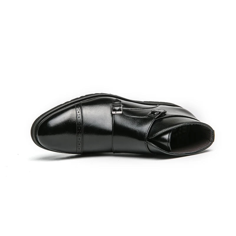 Sebastian® | Kunstlæder Dobbelt-Monk-strap Støvler