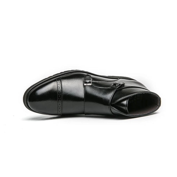 Sebastian® | Kunstlæder Dobbelt-Monk-strap Støvler