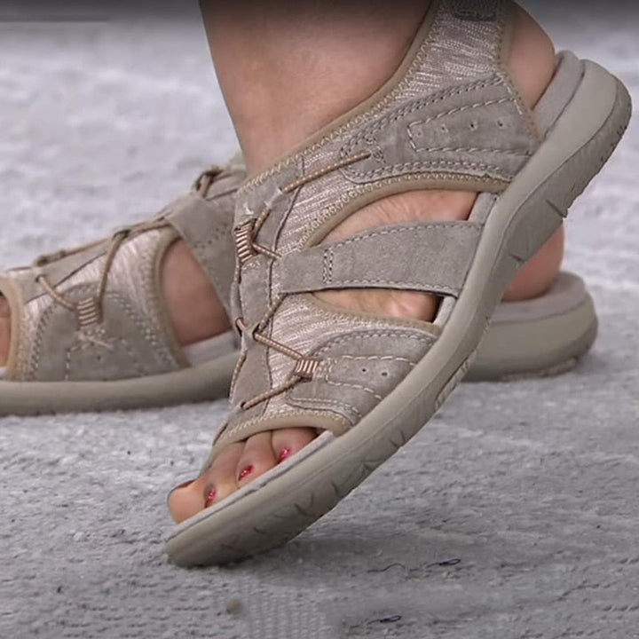 Alma® |  Modiske, justerbare sommersandaler med svangstøtte