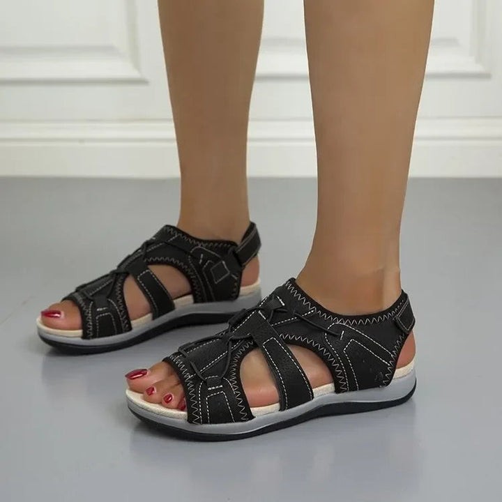 Alma® |  Modiske, justerbare sommersandaler med svangstøtte