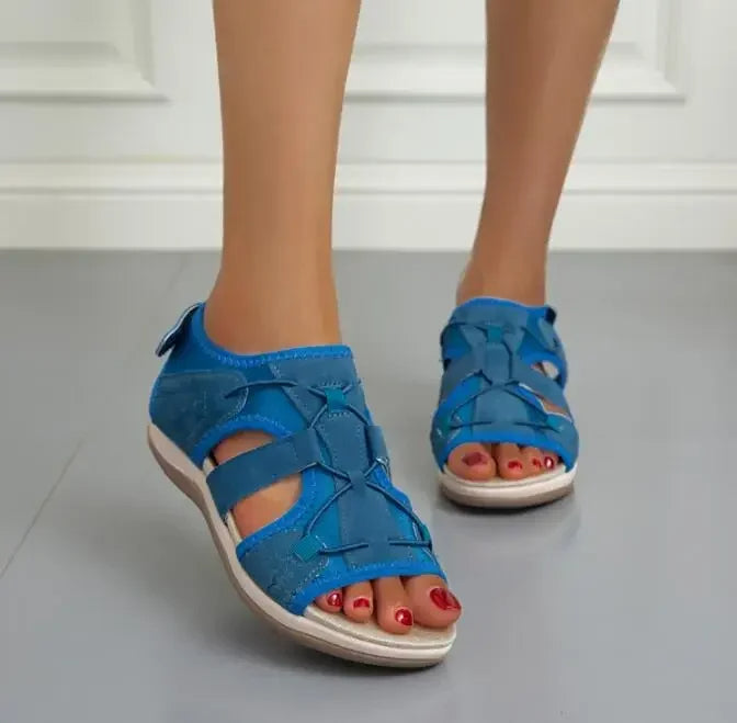 Alma® |  Modiske, justerbare sommersandaler med svangstøtte