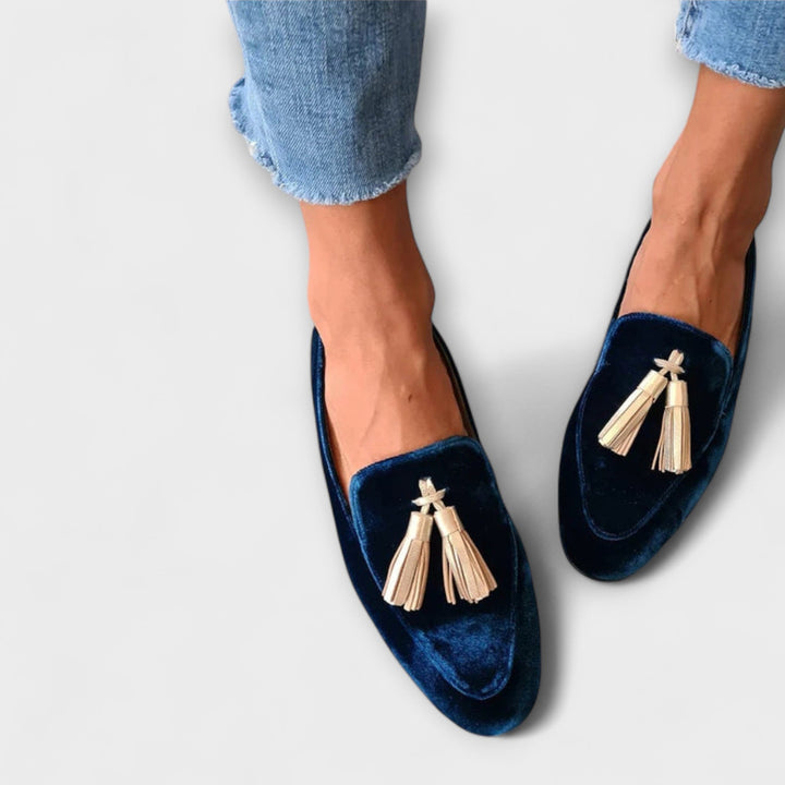 ALESSIA | Elegante Vintage-Mokkasiner med dekorative frynser for en særlig stil