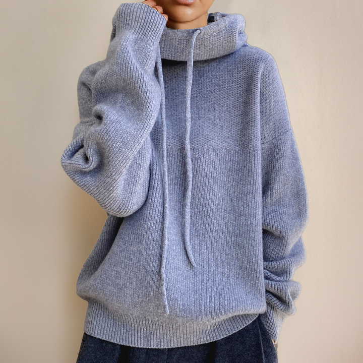 Elvira® | Rullekrave sweater i merinould