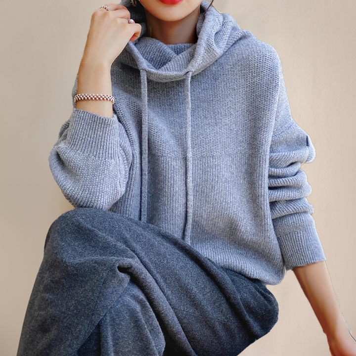 Elvira® | Rullekrave sweater i merinould