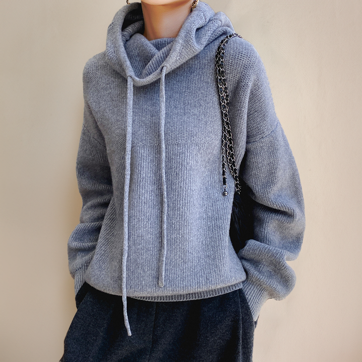 Elvira® | Rullekrave sweater i merinould
