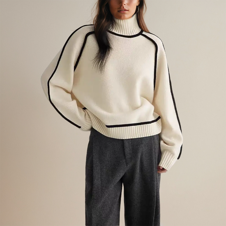 Selina® | Damernes Rullekravepullover