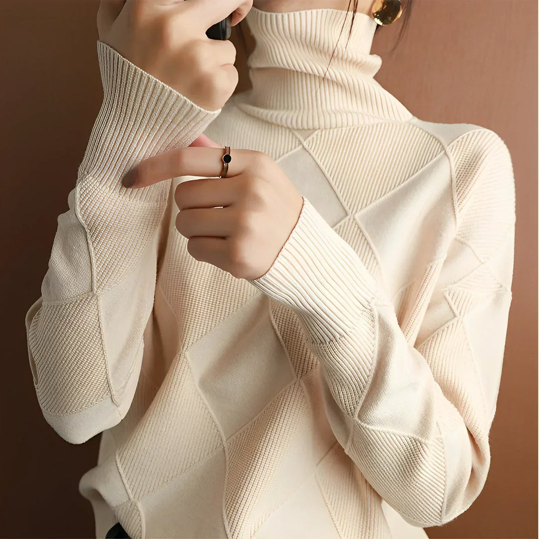 Friederike® | Grovstrik Rullekravepullover