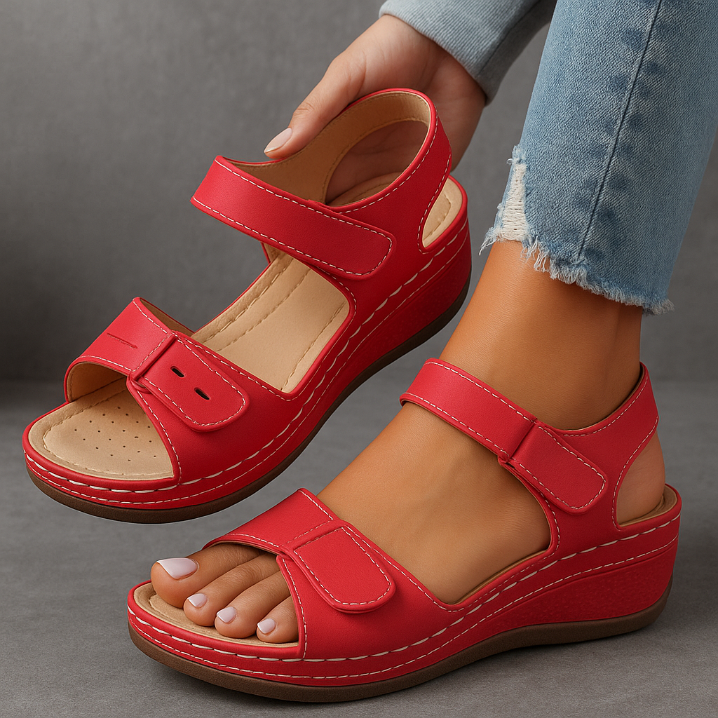 Vika® | Ortopædiske sandaler med kilehæl