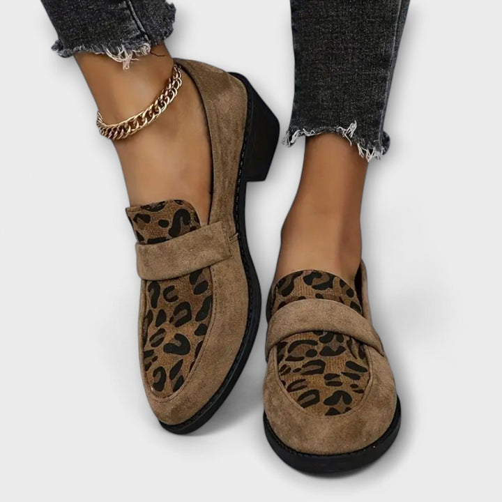 Dora® | Elegante sko med leopardmønster