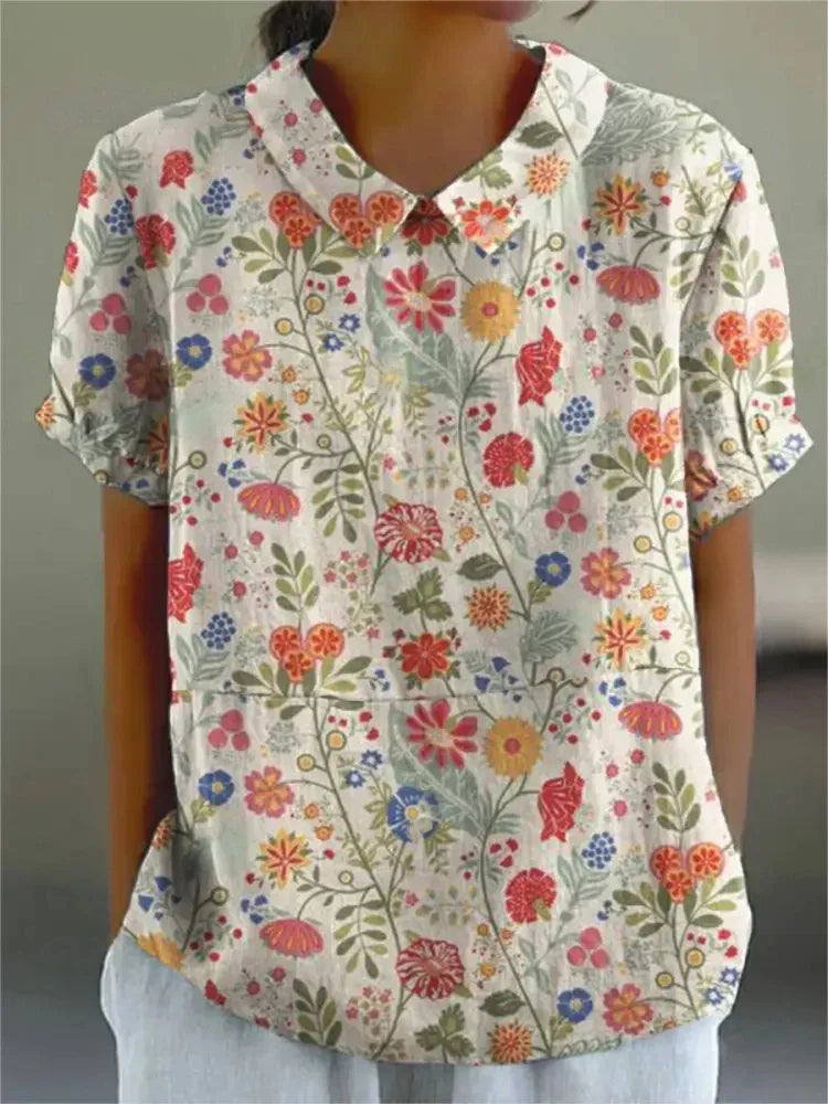 Brynhild® | Blomstret Skjorte