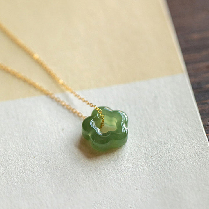 Adelheid® | BLOMST-JADE-HALSKÆDE