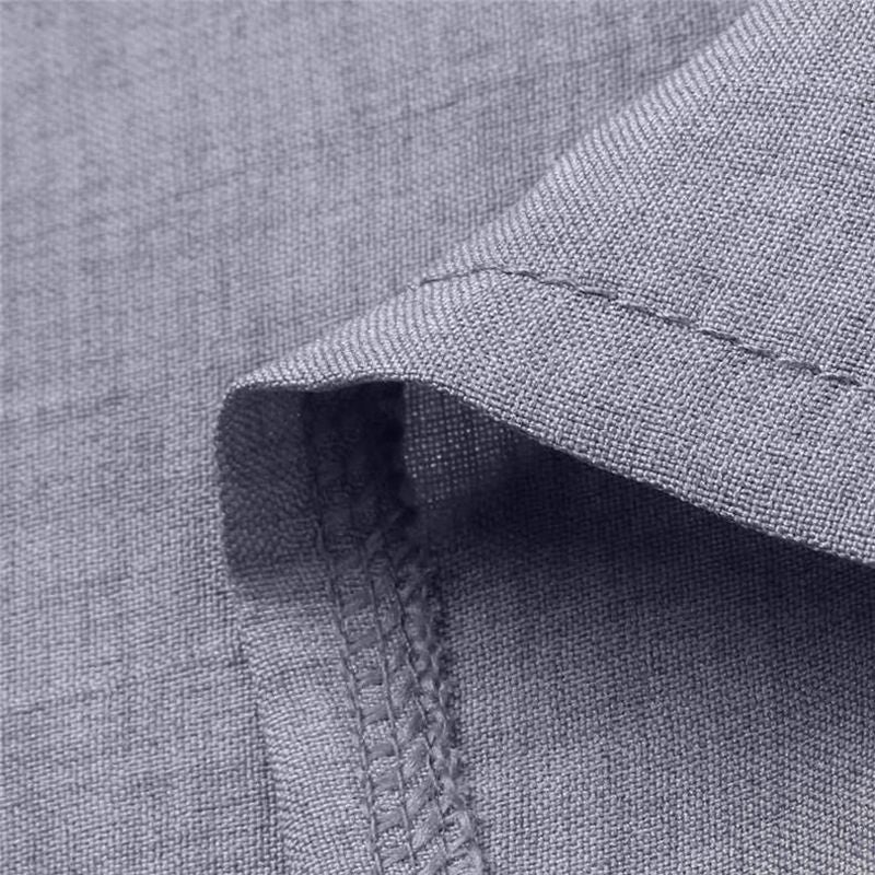 Naline® | Kunstnerisk Lang Skjorte med V-hals