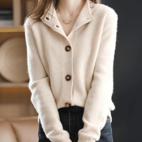 Anny® | Luksuriøs Cashmere Strik Cardigan