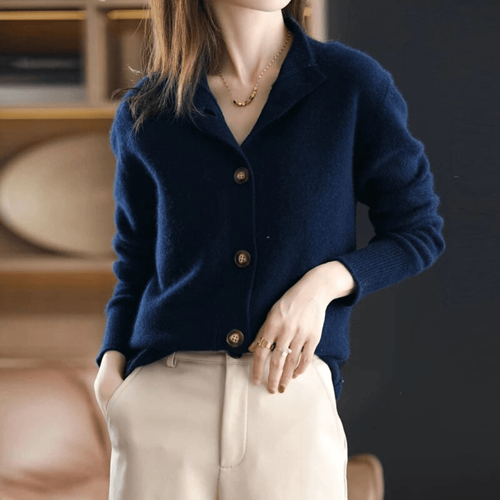 Anny® | Luksuriøs Cashmere Strik Cardigan