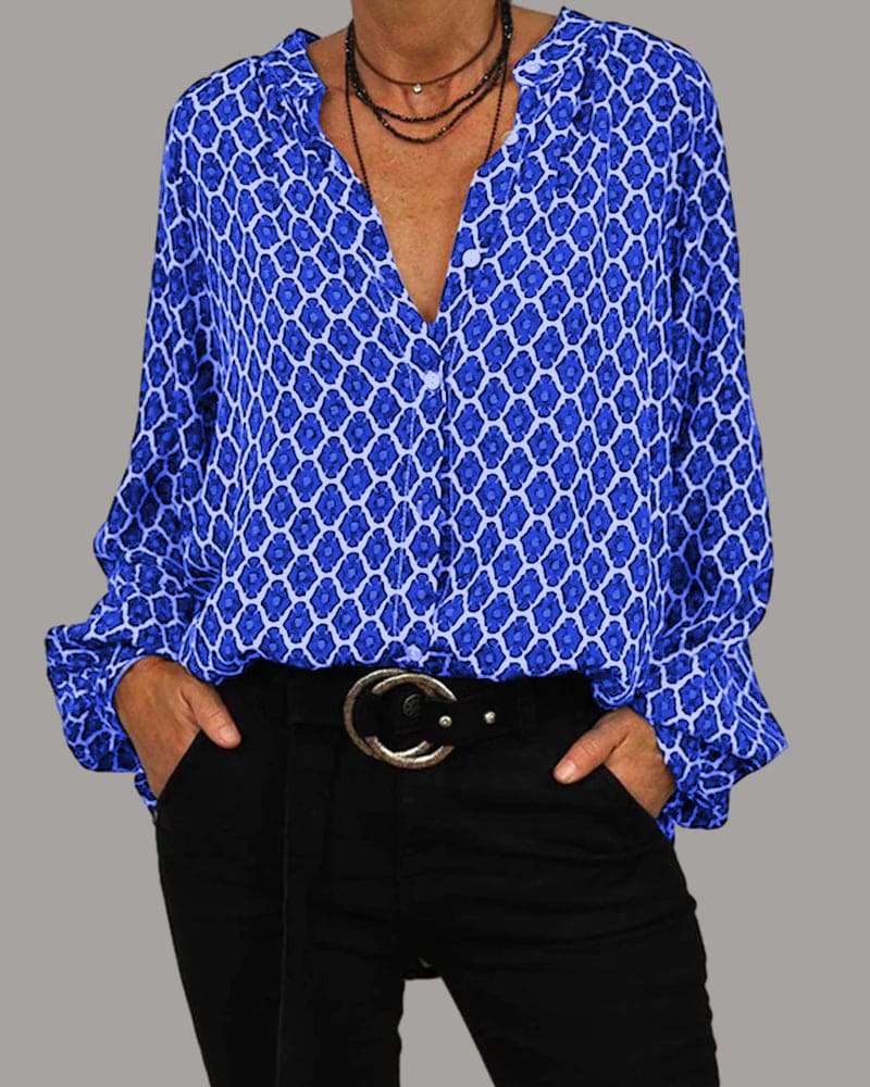 Dagmar® | I GEOMETRISK BLUSE
