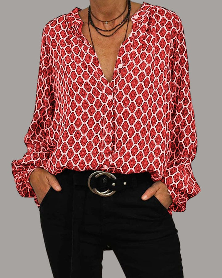 Dagmar® | I GEOMETRISK BLUSE