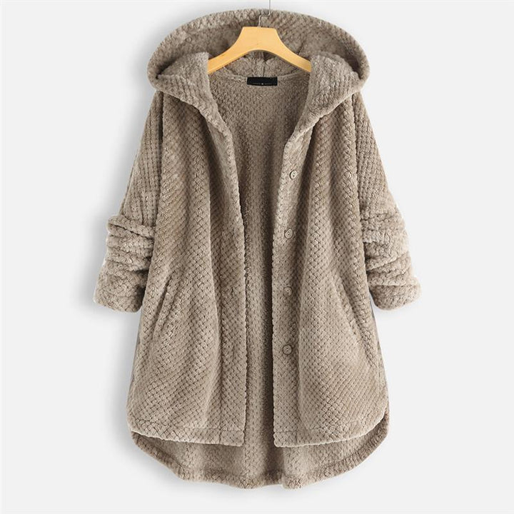 Florentina® | Vinter Kapuzen-Dobbelt-Fleece-Kappe