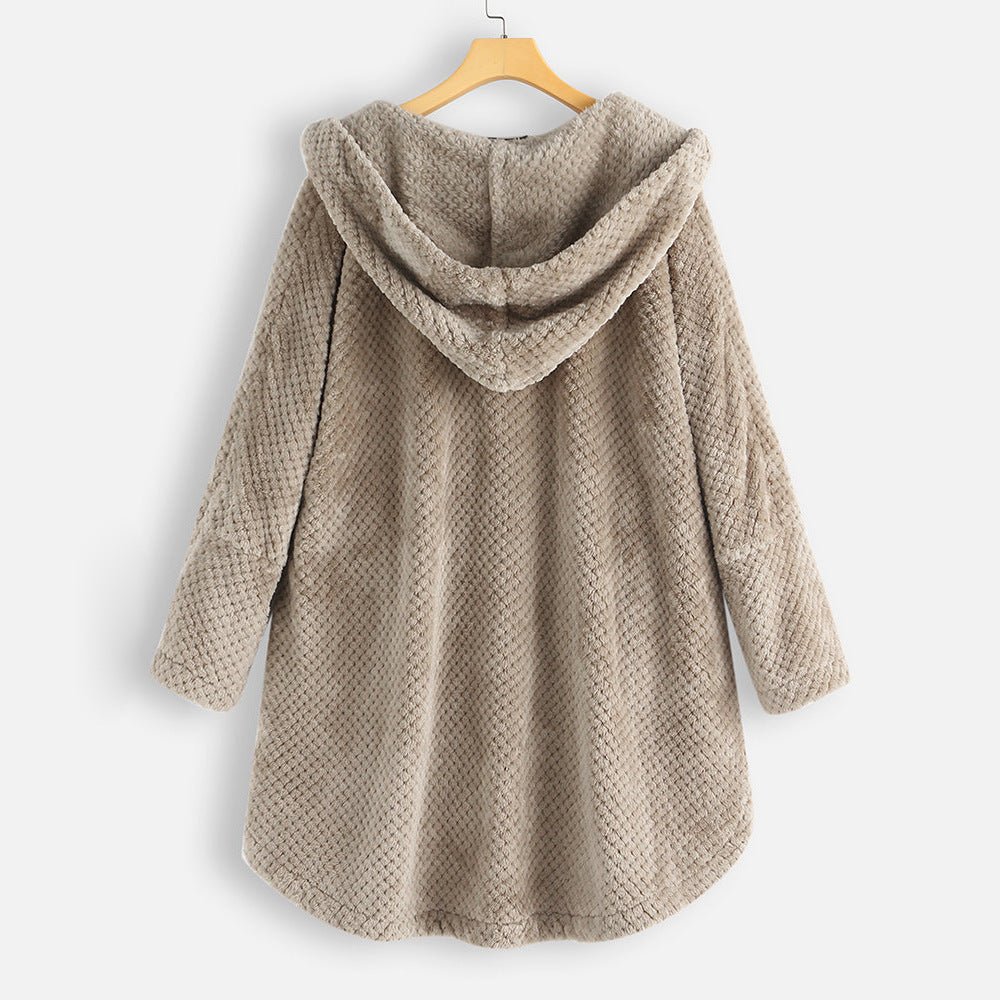 Florentina® | Vinter Kapuzen-Dobbelt-Fleece-Kappe