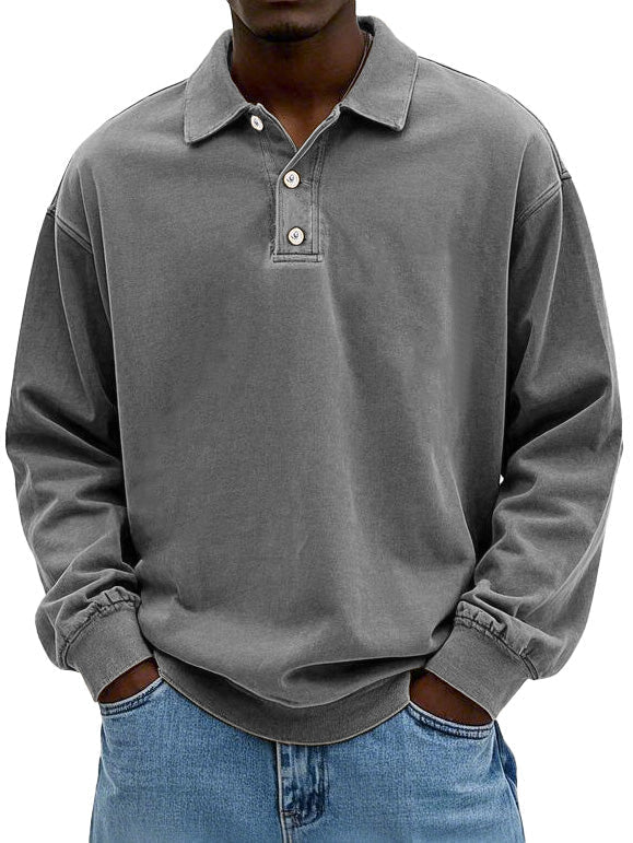 Einar® | Stilfuld Langærmet Polo Shirt