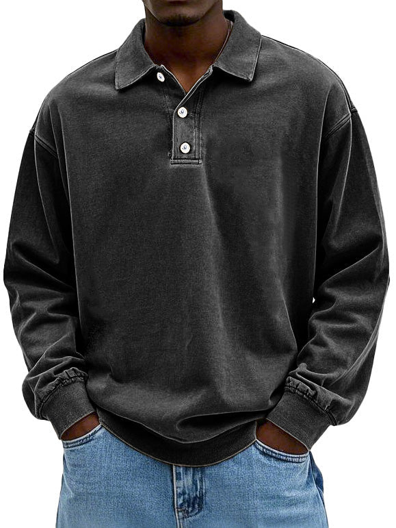 Einar® | Stilfuld Langærmet Polo Shirt
