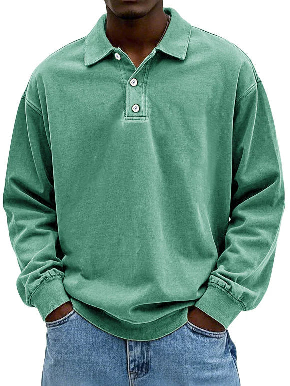 Einar® | Stilfuld Langærmet Polo Shirt