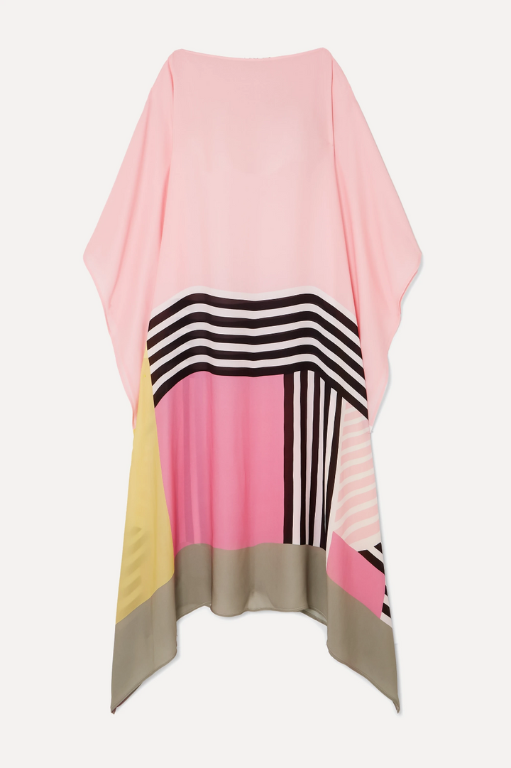 Alberte® | Elegant Kaftan med Geometrisk Print