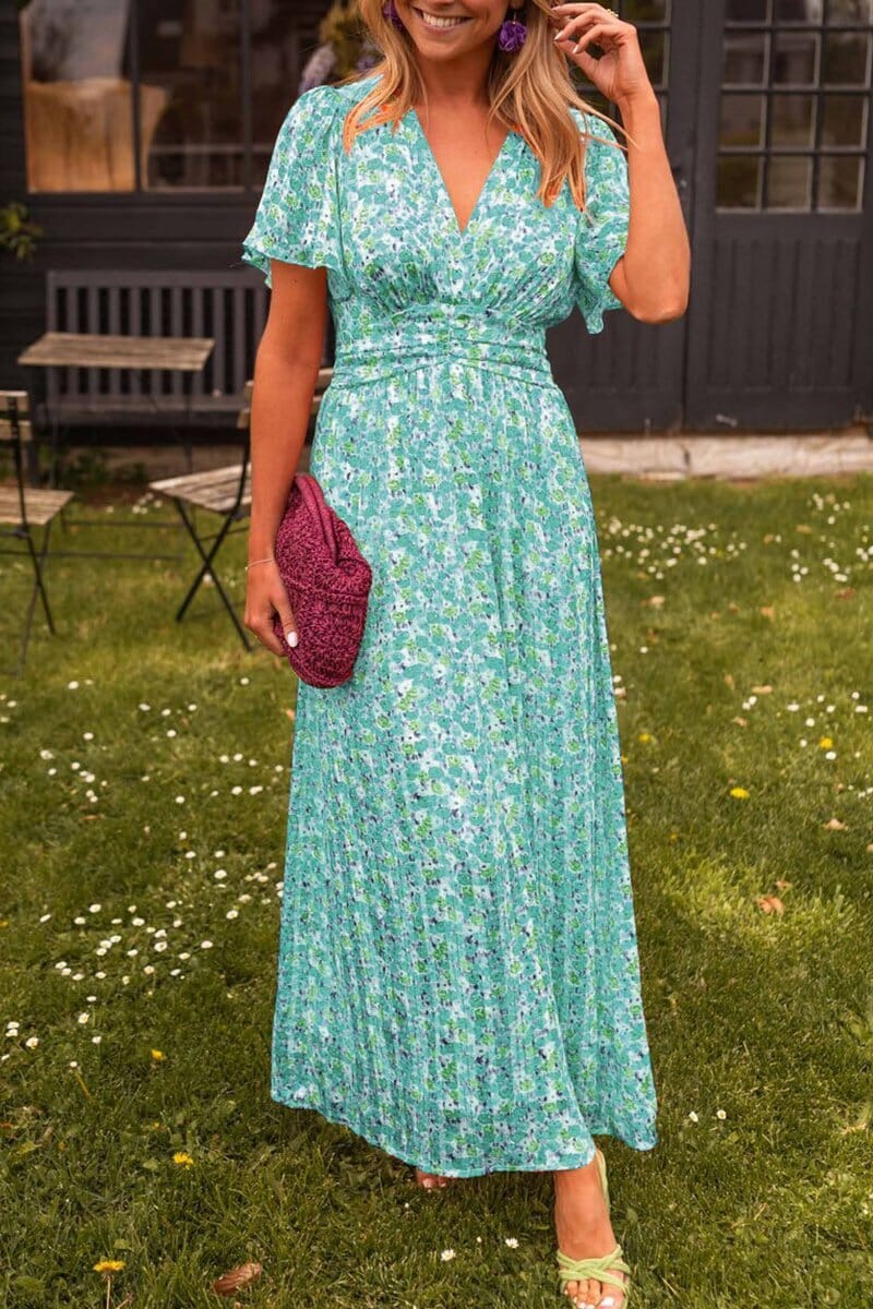 Clara® | Elegant Maxi-kjole med V-hals