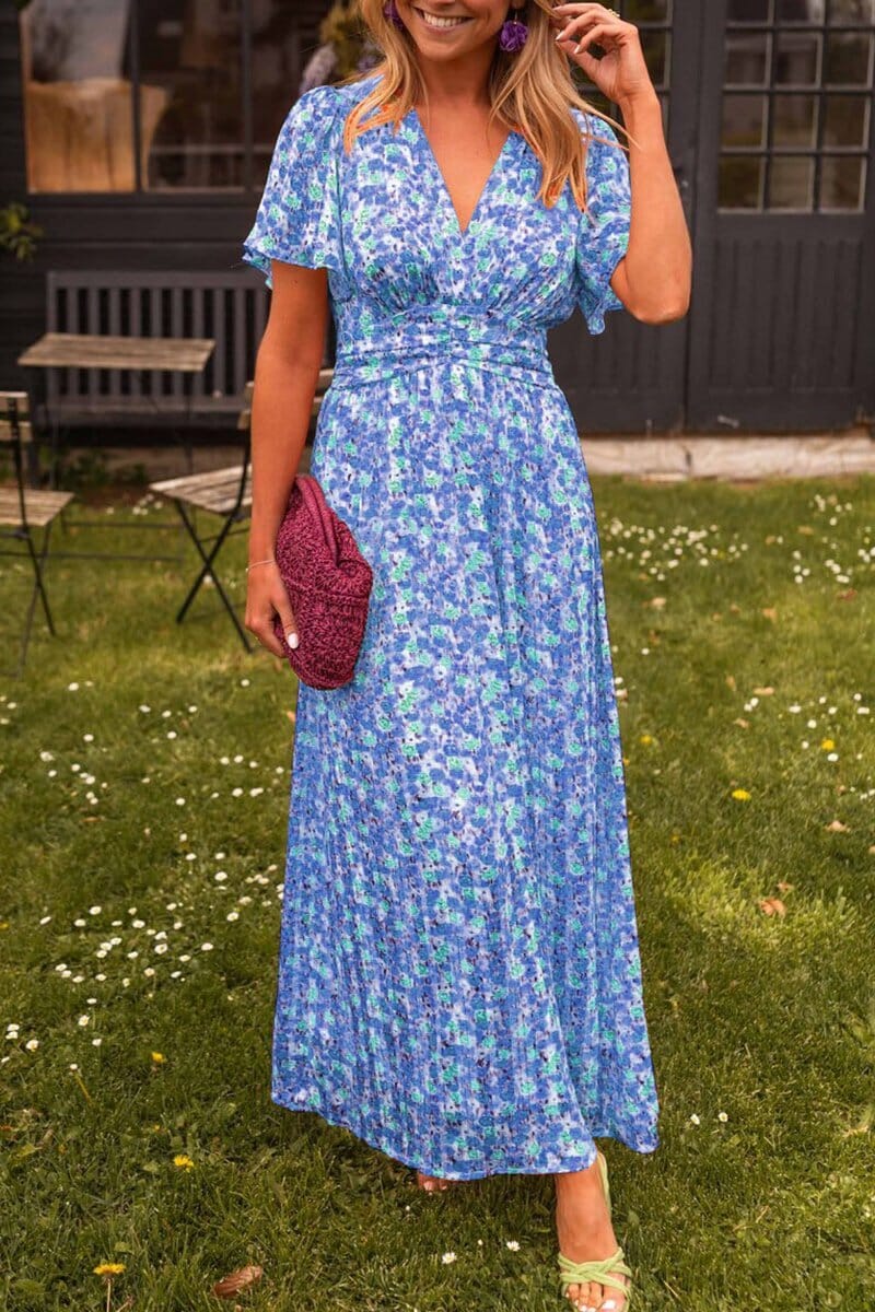 Clara® | Elegant Maxi-kjole med V-hals