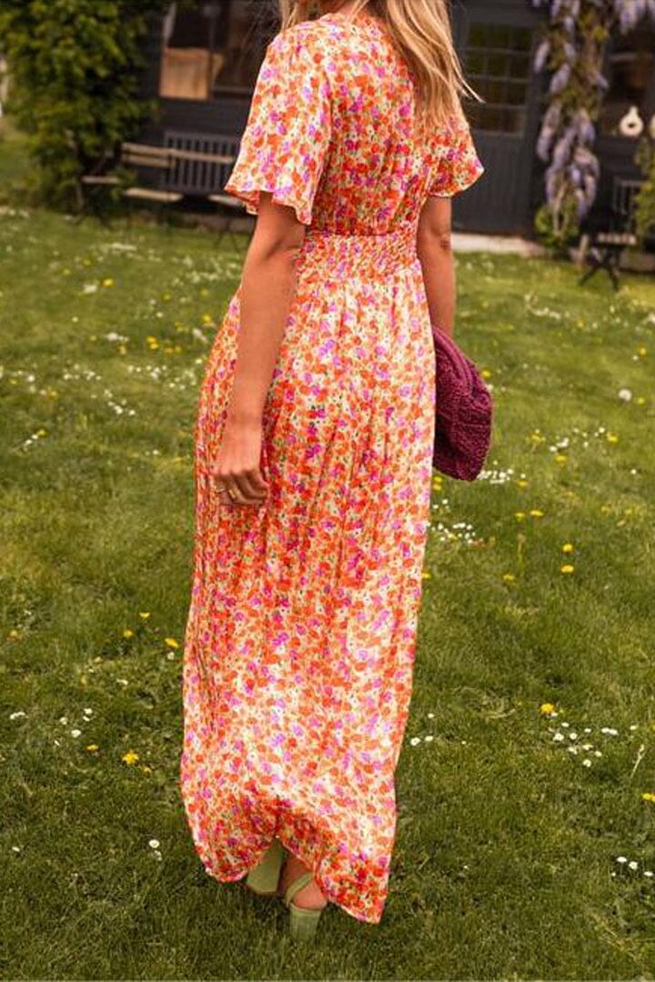 Clara® | Elegant Maxi-kjole med V-hals
