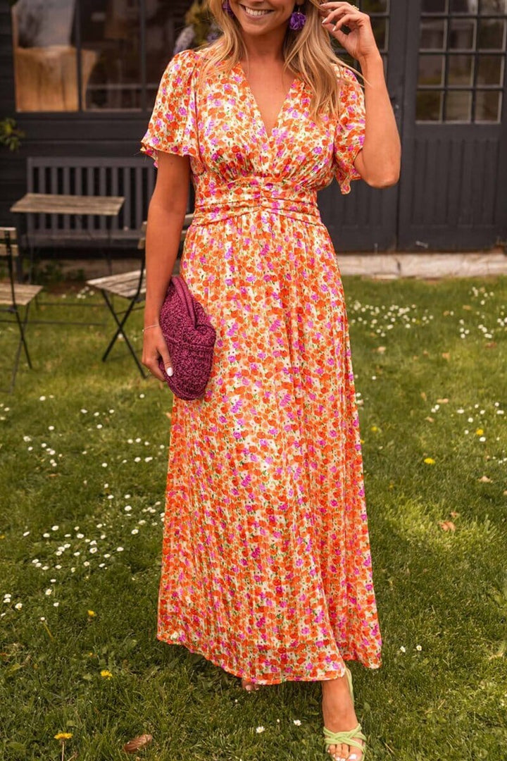 Clara® | Elegant Maxi-kjole med V-hals