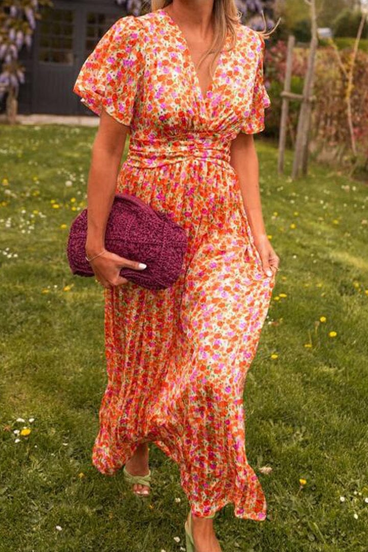 Clara® | Elegant Maxi-kjole med V-hals