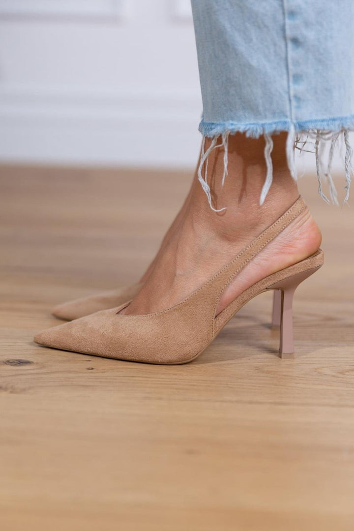 Claudia™ | Elegante Nude Slingback-Sko