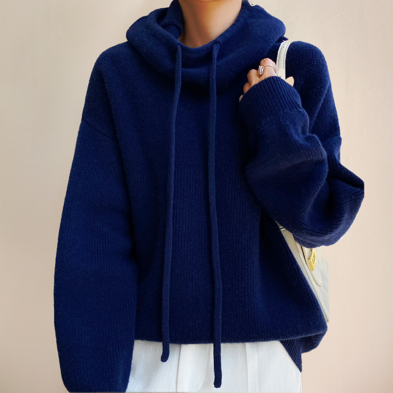 Elvira® | Rullekrave sweater i merinould