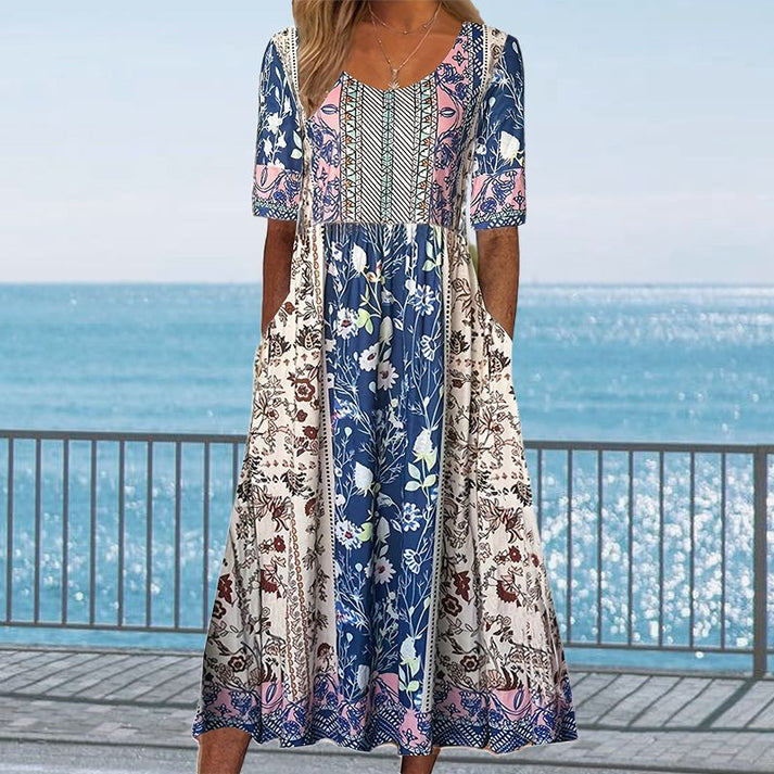 Ilse® | Boho-Kjole med Volanger