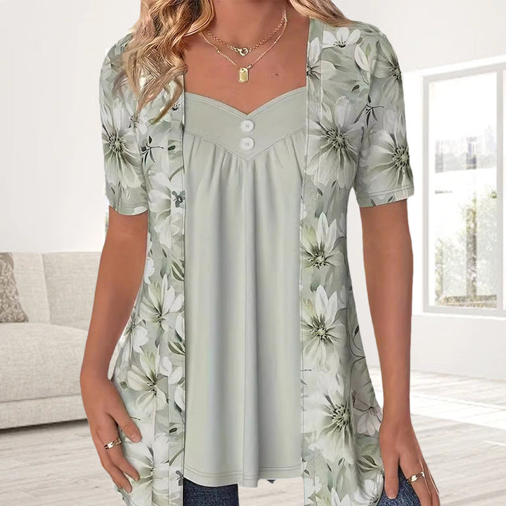 Mette® | I MODEVENLIG BLUMENBLUSE