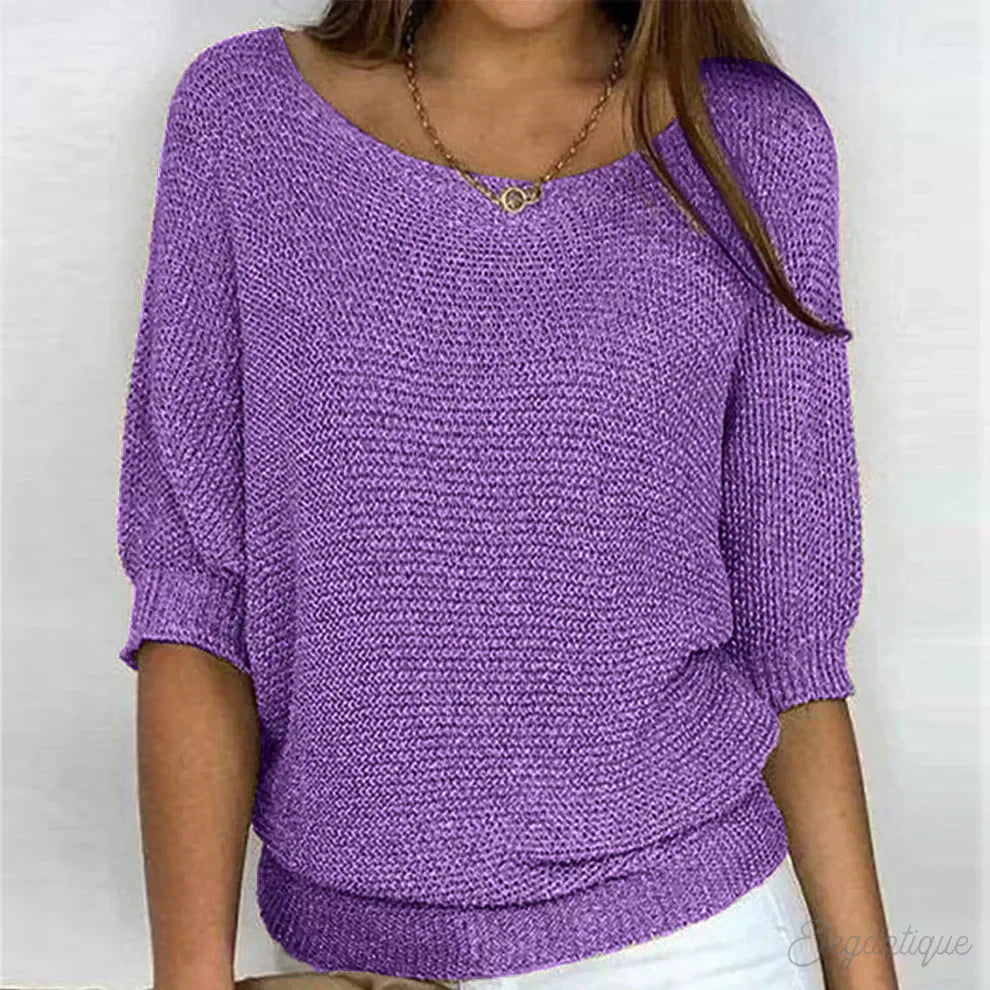 Luigia® | Elegant Strikpullover