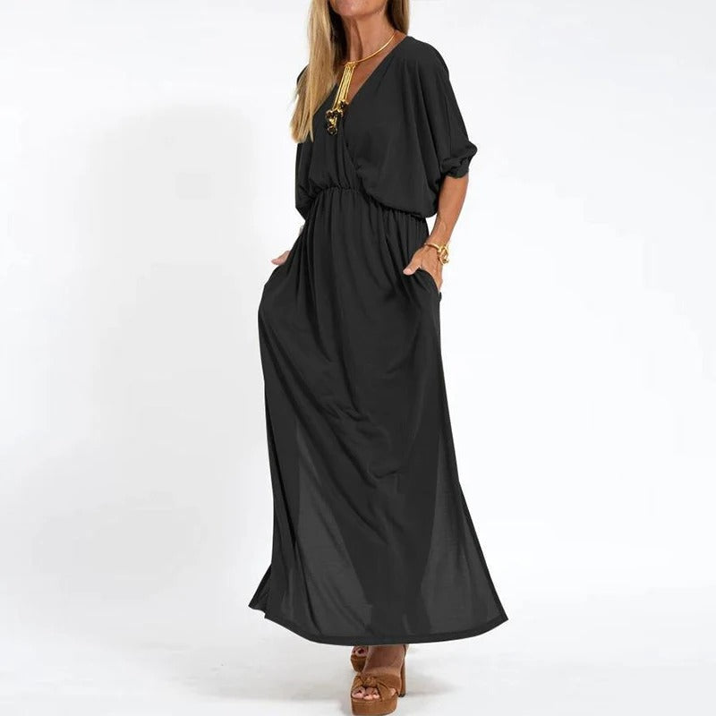 Elin® | Lang sommerkjole i vintage stil