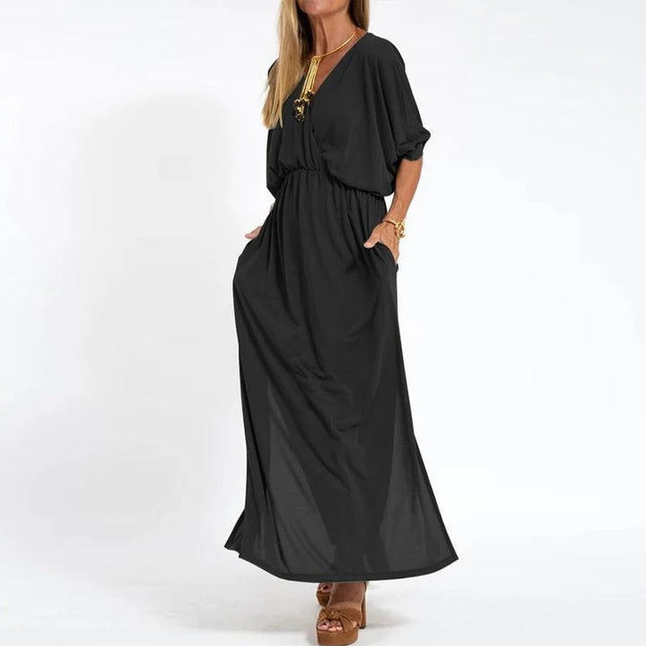 Elin® | Lang sommerkjole i vintage stil