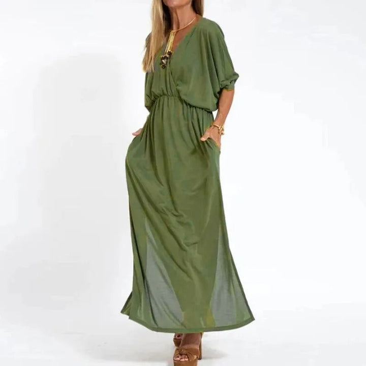 Elin® | Lang sommerkjole i vintage stil