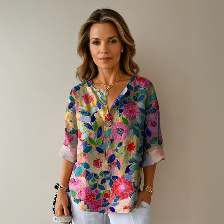 Vilda® | Chic Blomsterprint Bluse