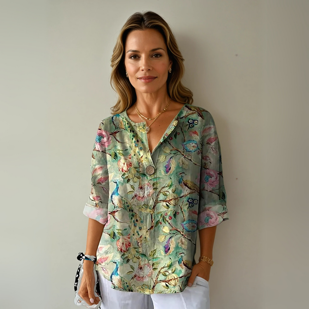 Vilda® | Chic Blomsterprint Bluse