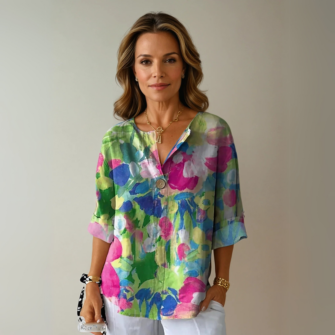 Vilda® | Chic Blomsterprint Bluse
