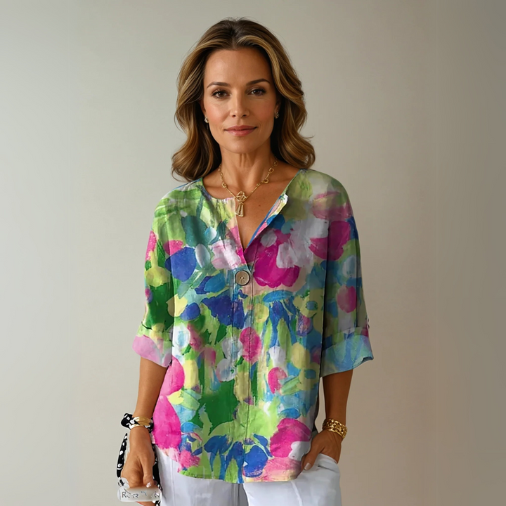 Vilda® | Chic Blomsterprint Bluse
